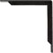 Ekena Millwork Stockport Steel Bracket, Antiqued Pewter 2"W x 14"D x 14"H BKTM02X14X14STAPW - alternate 2